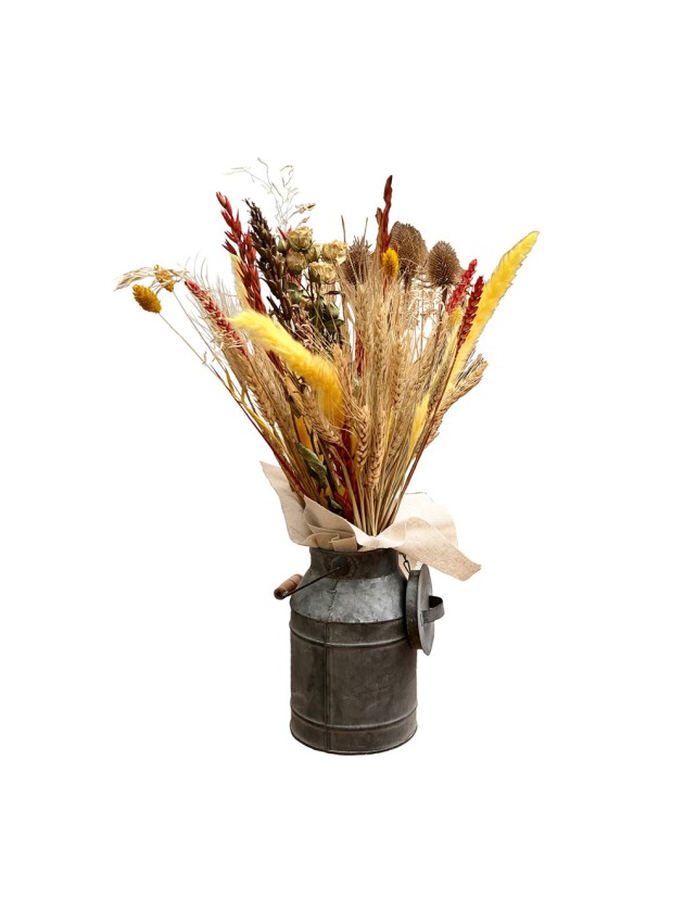 ARRENGELMENT HERBST SEVILLE - TOPF LAIT DIA 13CM X CA. 55CM HT