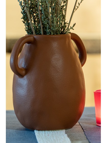 VASE TERRACOTTA ANTALYA 17.6CM X 14CM X 18CM
