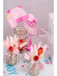 BUNCH OF 25 PCS LAGURUS PINK 50-60CM