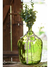 VASE JOANA 34L GRÜN OLIVE DIA 40CM X 56CM