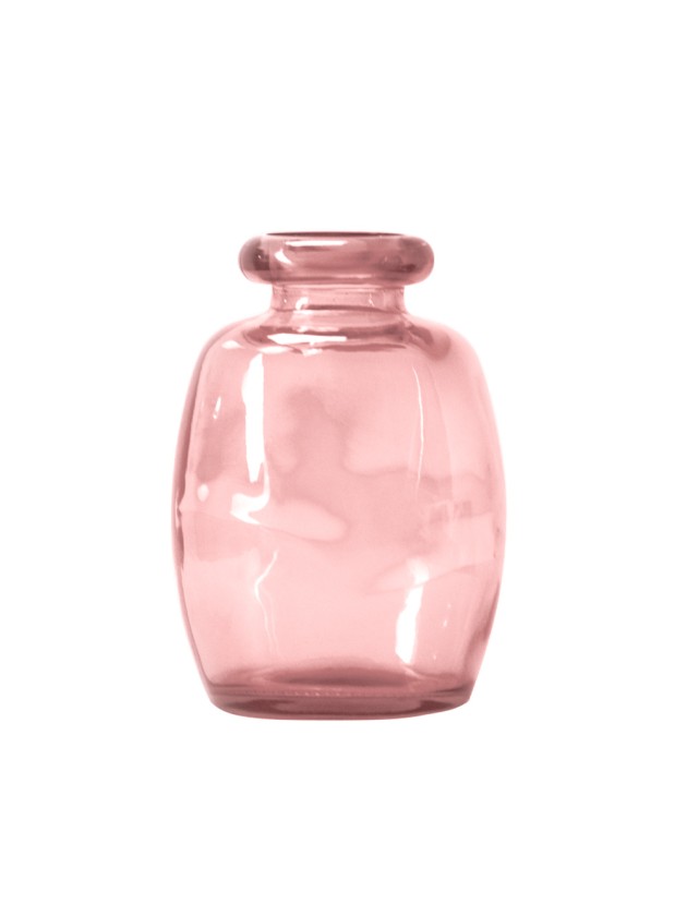 VASE ELISA ROSA ZART DIA 11.5CM X 16CM