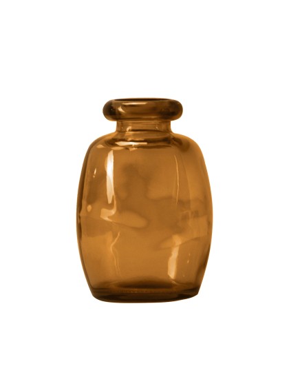 VASE ELISA AMBER DIA 11.5CM X 16CM