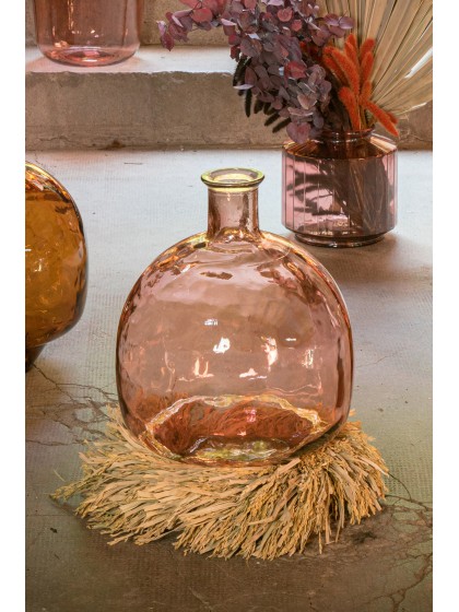 VASE LEA ROSA ZART DIA 34CM X 43.5CM