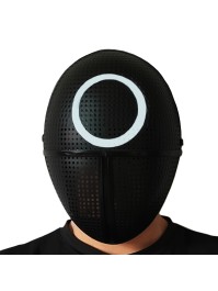 SQUAD KILLER BLACK MASK WITH WHITE CIRCLE 