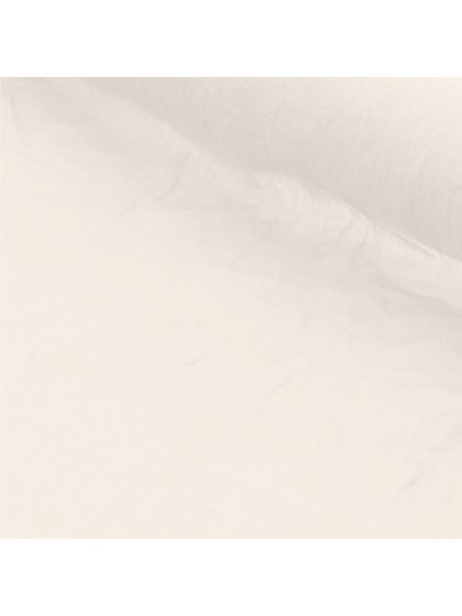 GEFALTETE TISCHDECKE TARLATAN ELFENBEIN 150CM X 300CM