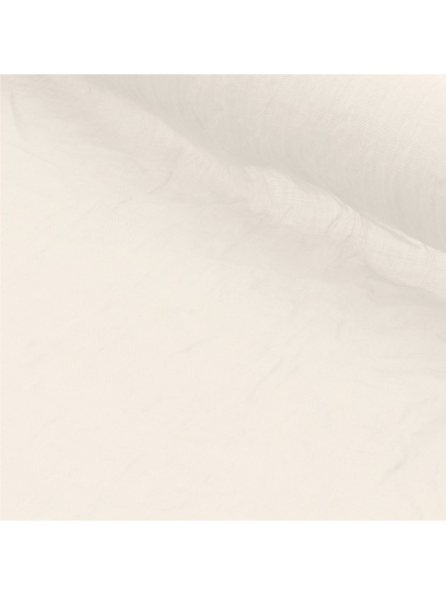 GEFALTETE TISCHDECKE TARLATAN ELFENBEIN 150CM X 300CM