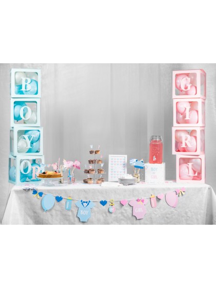 GENDER REVEAL GARLAND 2M X 21CM