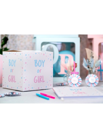 URNE CARREE BOY OR GIRL 20CM X 20CM X 20CM