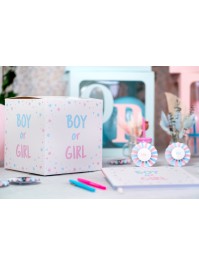 URNE CARREE BOY OR GIRL 20CM X 20CM X 20CM