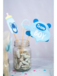 SET PHOTOBOOTH JUNGE ODER MÄDCHEN - 12PCS 