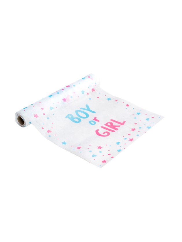 ELEGANCE BOY OR GIRL TABLE RUNNER 28CM X 5M