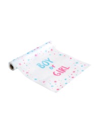 CHEMIN DE TABLE ELEGANCE BOY OR GIRL 28CM X 5M