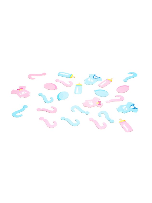SET 24 KONFETTI JUNGE ODER MÄDCHEN 2CM X 3.5CM