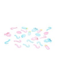 SET 24 KONFETTI JUNGE ODER MÄDCHEN 2CM X 3.5CM