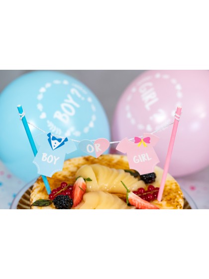 CAKE TOPPER JUNGE ODER MÄDCHEN 27CM X 15CM