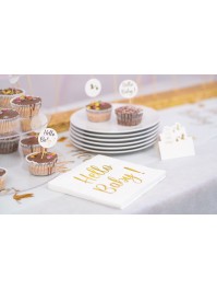 PAKET 20 SERVIETTEN HELLO BABY 3 PLIS 33CM X 33CM