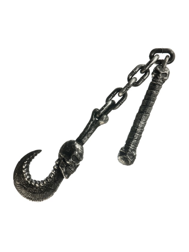 MANCHE AVEC CROCHET TETE DE MORT 15CM X 5CM X 86 CM