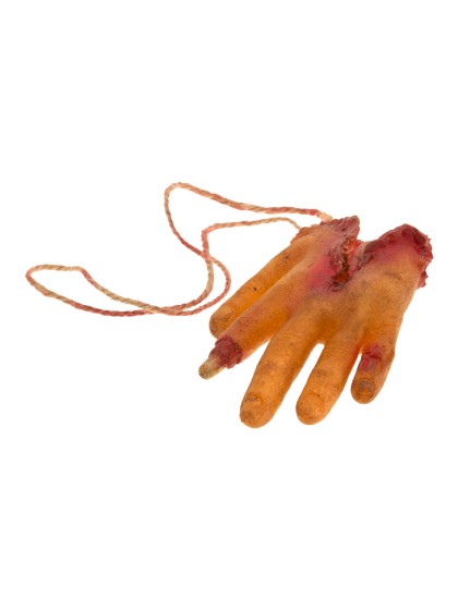 LATEX BLOODED HAND TO HANG 15.5CM X 9.5CM X 3CM