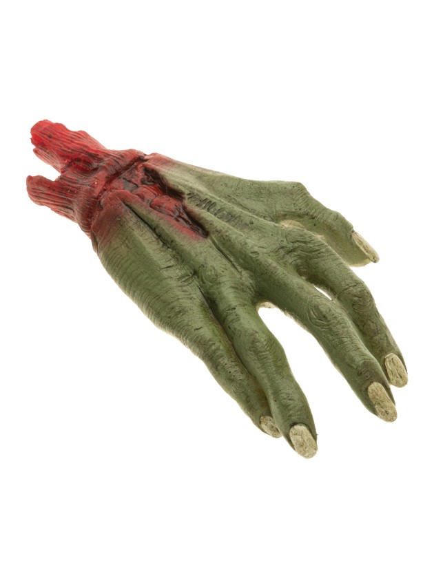 HAND LATEX HEXE BLUTVERSCHMIERT 14CM X 4CM X 20CM