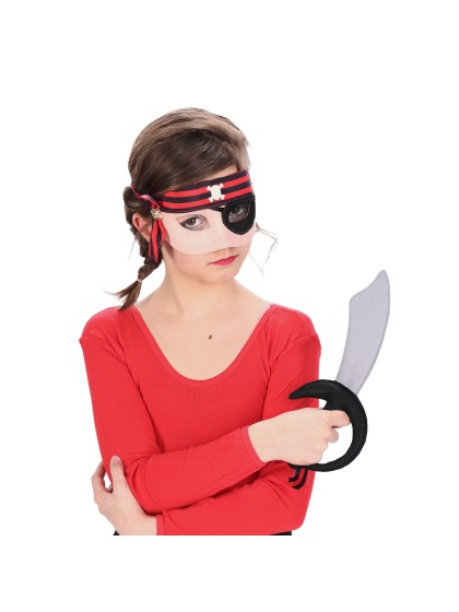 PIRATE KIT - 2PCS MASK AND SABRE ONE SIZE