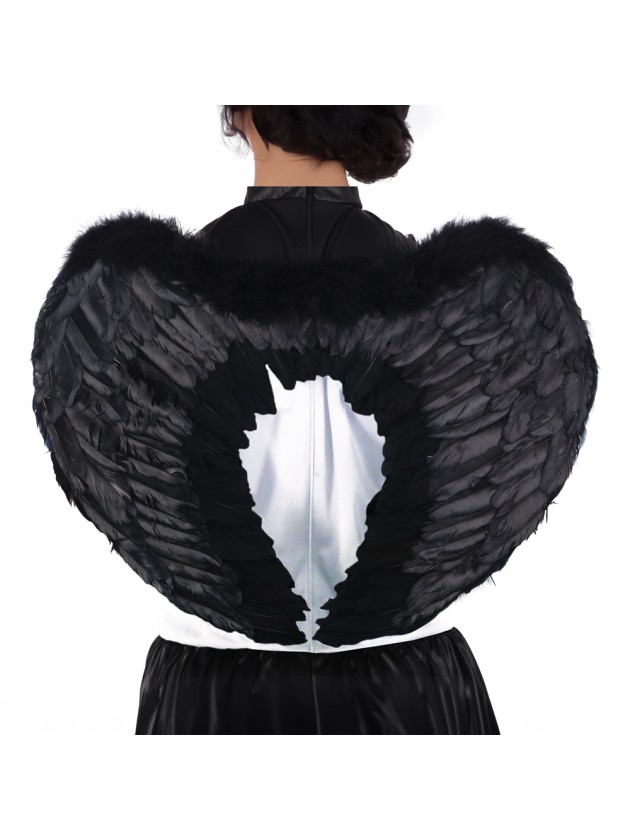 AILES D\'ANGE NOIR 60CM X 45CM