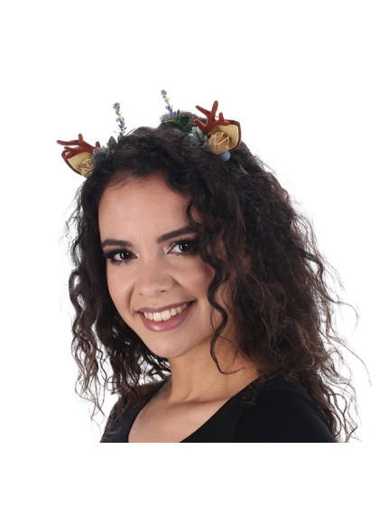 HAARREIF HÖRNER AUS HIRSCH BRUN/VERT 