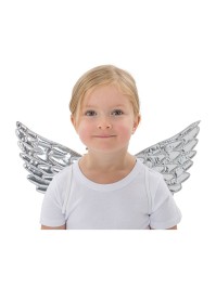 AILES D\'ANGE ARGENT 43.5CM X 20CM