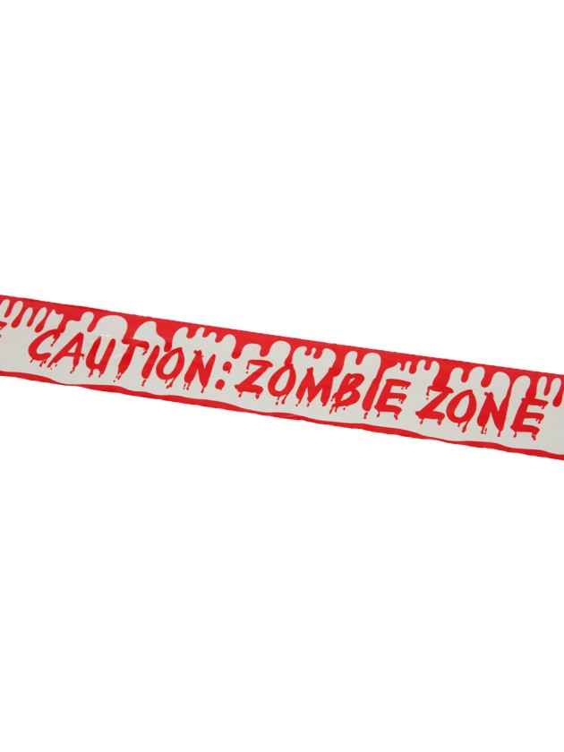 ZOMBIE ZONE TAPE 9M X 6.8CM