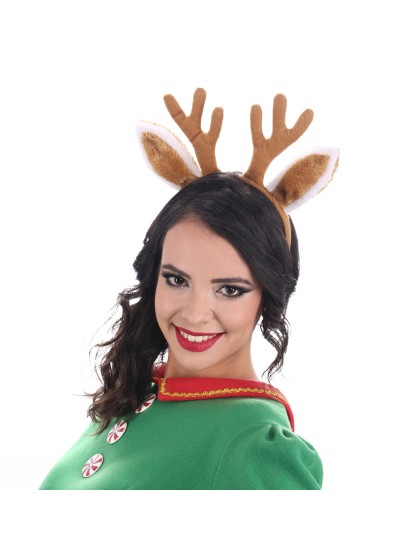 HEADBAND PLUSH DEER 