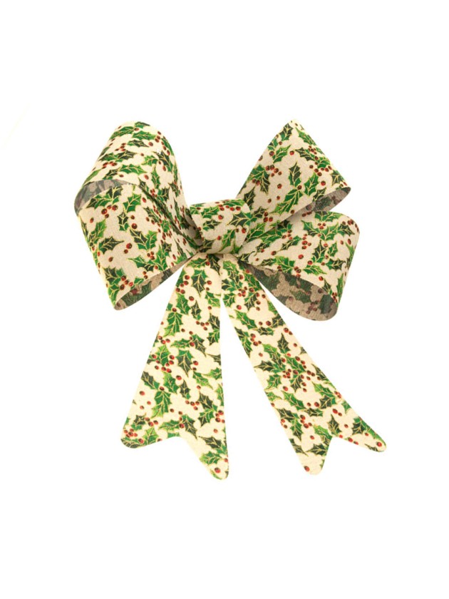 1 HOLLY BOW 36.5CM X 50.8CM