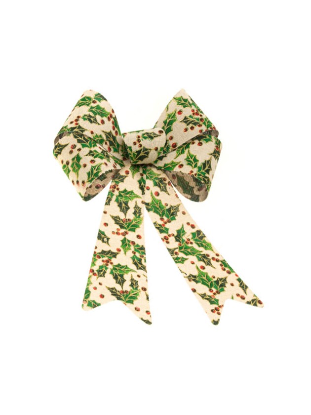 1 HOLLY BOW 22.9CM X 39.1CM