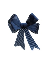 1 NAVY BLUE CORDUROY VELVET BOW 36.5CM X 50.8CM