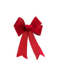 1 NOEUD VELOURS COTELE BORDEAUX 22.9CM X 39.1CM