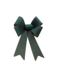 1 GREEN CORDUROY VELVET BOW 22.9CM X 39.1CM