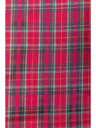 TABLE RUNNER DUNBAR RED/GREEN/GOLD 28CM X 3M