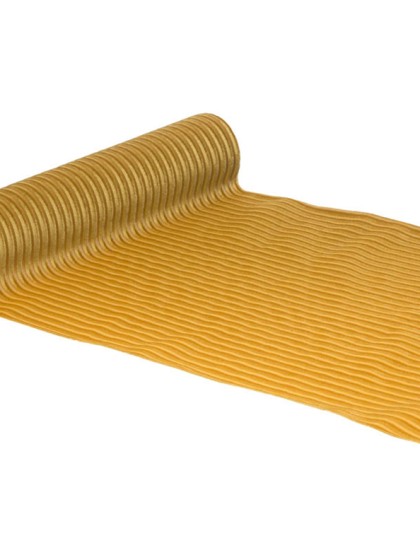TABLE RUNNER CORDUROY GOLD 28CM X 3M