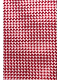 TABLE RUNNER WIND ROSES RED/WHITE 28CM X 3M