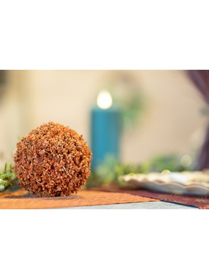 AUTUMN ORANGE DECO BALL 10CM