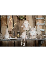 GNOME TRAPEUR BARRY CASQUETTE AVEC ETOILE LED 25CM X 19CM X 30CM