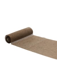 CHEMIN DE TABLE JUTE RUSTIC BEIGE/MARRON 28CM X 5M