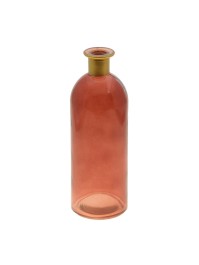 ROSY BOTTLE DARK RED GOLD DIA 7CM X 20.5CM