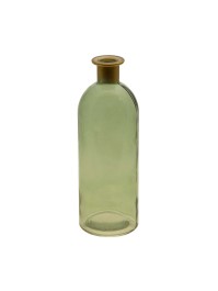 ROSY BOTTLE OLIVE GREEN GOLD DIA 7CM X 20.5CM