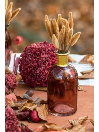 ROSY MINI BOTTLE DARK RED GOLD DIA 6.5CM X 13CM