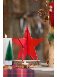 STERN BI MATIERE HOLZ FILZ 2 COL SORT. 25CM X 25CM X 23.5CM