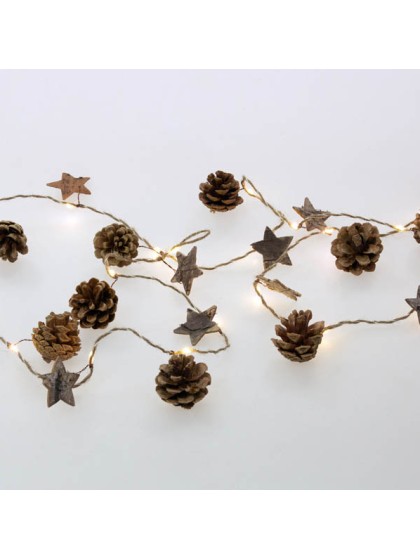 GUIRLANDE FIL MICRO LEDS NATURELLE 220CM