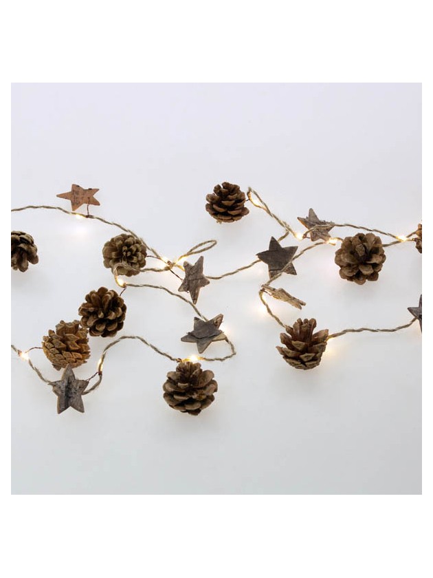 GARLAND MICRO LED NATURAL 220CM