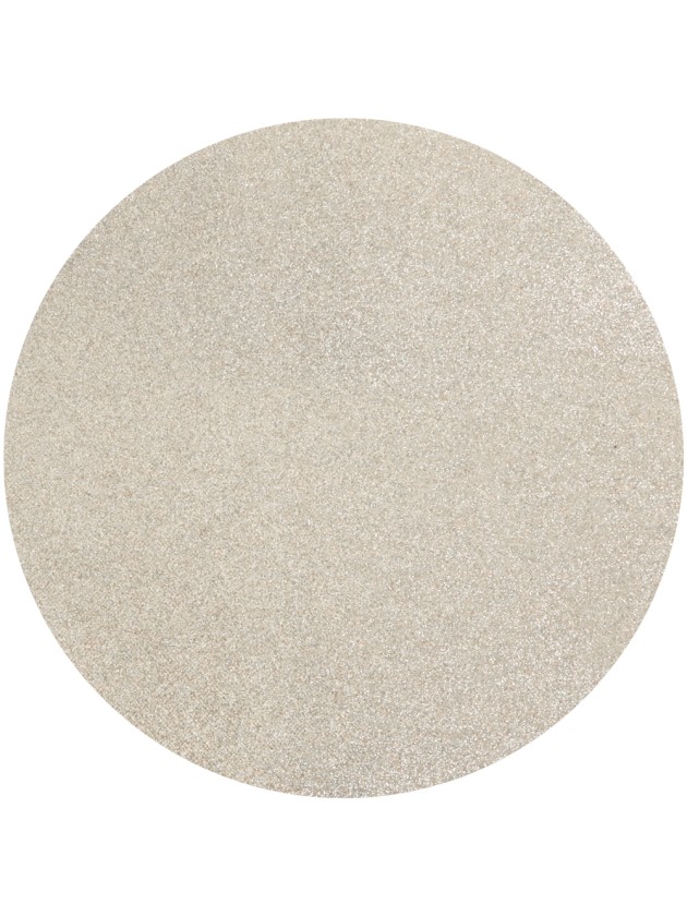 6 SETS DE TABLE PAILLETTES PREMIUM PLATINE DIA 34CM