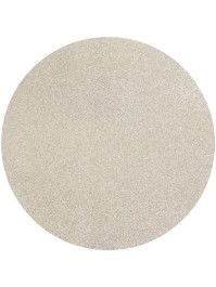 6 SETS DE TABLE PAILLETTES PREMIUM PLATINE DIA 34CM