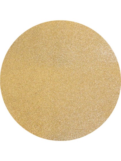 6 PLACEMATS GLITTER PREMIUM GOLD DIA 34CM