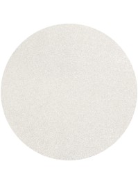 6 PLACEMATS GLITTER PREMIUM WHITE IRIDESCENT DIA 34CM